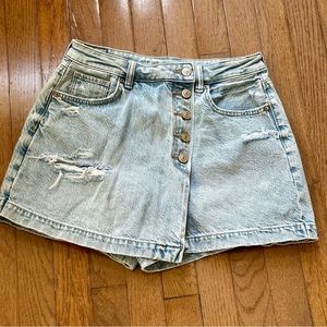 American Eagle Jean “Mom Skort”